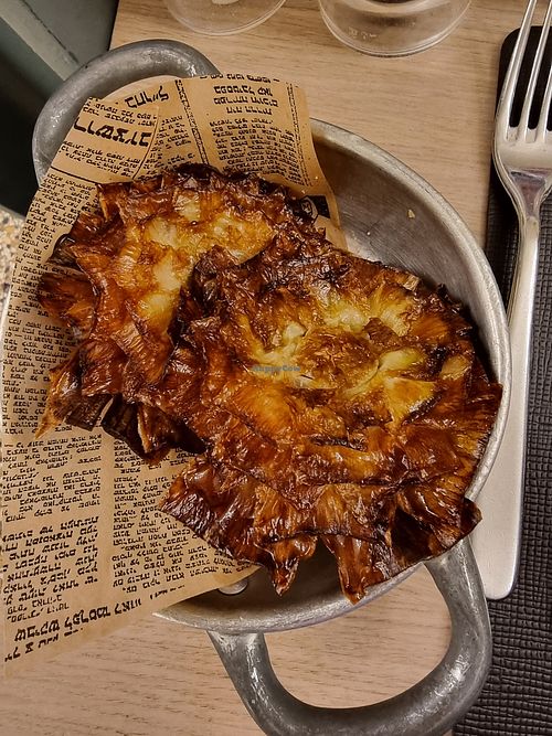 Roman style artichokes (vg) at Ba Ghetto Ristorante Kosher in Venice