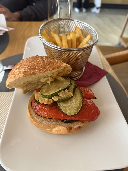 Veg Panini can be vegan without cheese   at Four in Ortisei