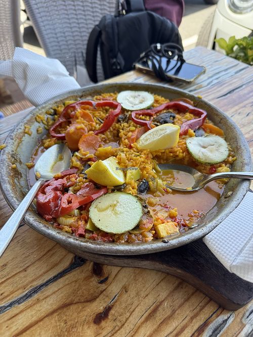  at La Paella Rústica in Tenerife