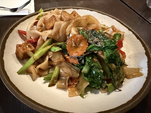 Pad Kee Mow with tofu   at House of Thai 2 in San Francisco