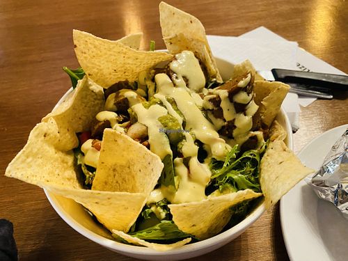 Taco salad at Veggie Bob's Kitchen in Fort Langley