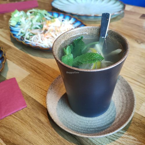 Ginger and mint tea at To 1990 Restaurant in Cologne