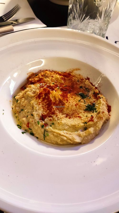 Hummus at Cielo Rooftop Restaurant in Kotor