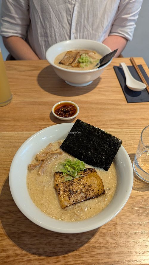 Miso shio ramen at New Wave in Manchester