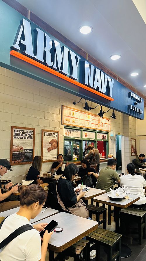 Plant based patty options  at MNL - Army Navy - T3 - Maybe closed in Pasay