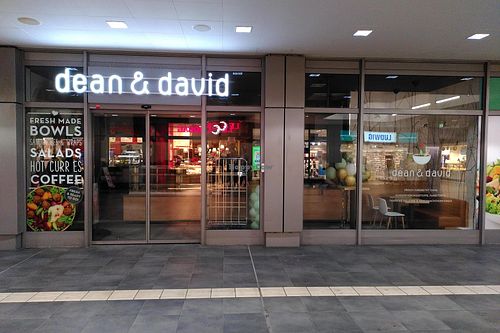 The outside at Dean & David - Hauptbahnhof Saarbrücken  in Saarbrucken