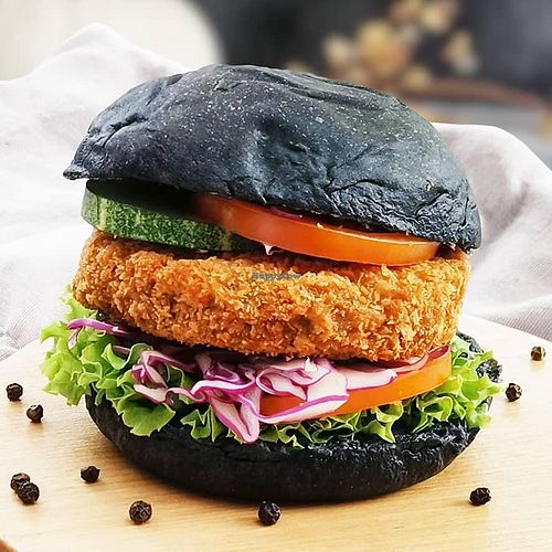 burger at Idealite - Queensbay Mall in Penang