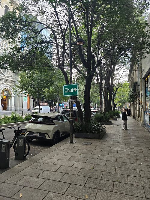 It's hard to find. But look for this sign! at CHUI in Mexico City