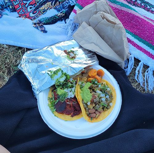 Hongo and nopal tacos at Carmelo's Tacos - Broadway E in Seattle