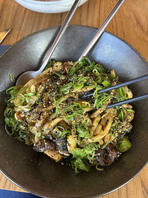 Mushroom xo noodles  at Token in South Yarra