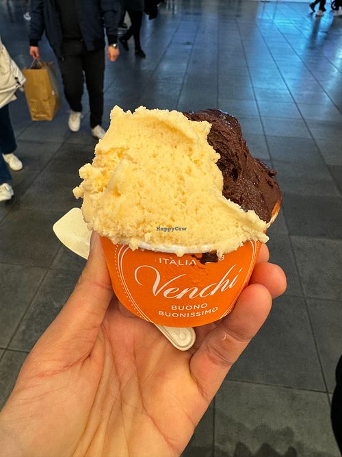 Passion Fruit & Chocolate Gelato at Venchi  in Santa Clara