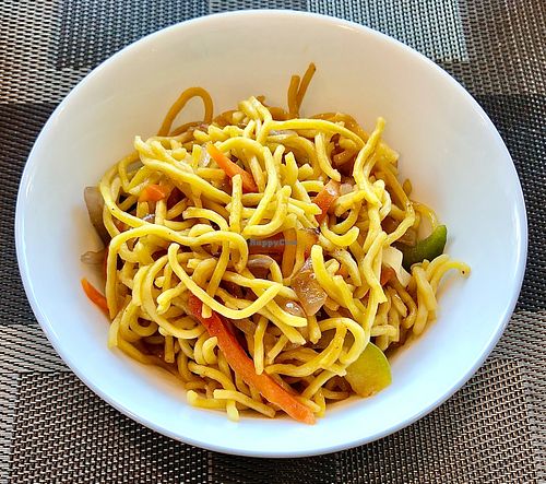 Vegetable fried noodles  at The Garden in Dubai