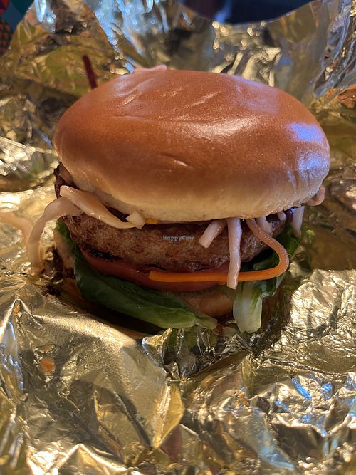 Plant-Based Slaw Burger   at Walt Disney World - Roaring Fork in Lake Buena Vista