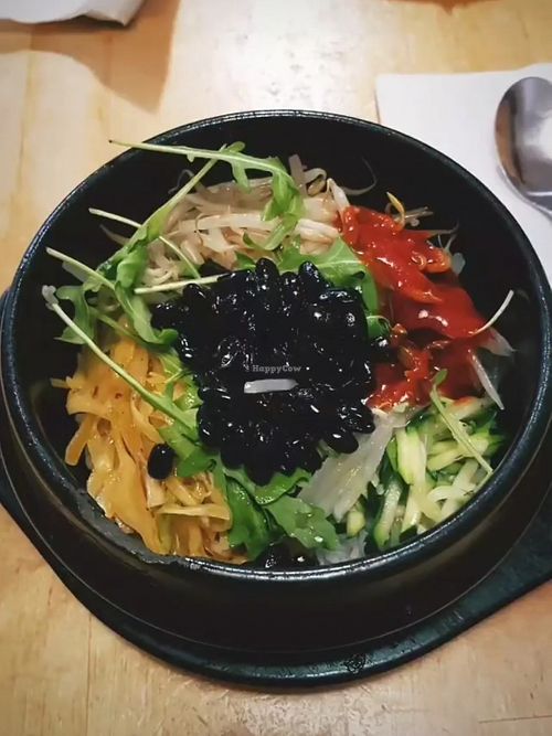 veganized bibimbap at Zum Koreaner in Munich