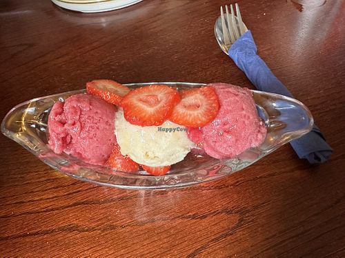 Ice cream and sorbet  at The Crown  in Yarm