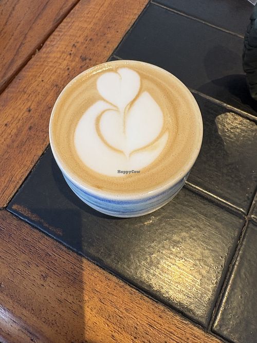 Almond milk / Leche de almendra cappuccino   at Forajida Café in Piriapolis