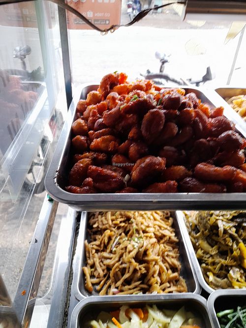 Com chay selection at Cơm Chay Việt in Ho Chi Minh City