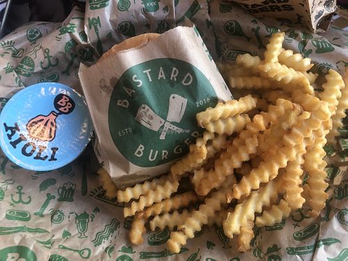 Meal   at Bastard Burgers in Jaerfaella