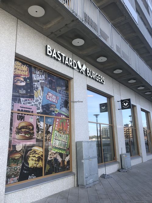 Seen from outside   at Bastard Burgers in Jaerfaella