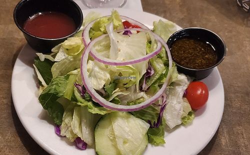 Dinner salad no croutons or cheese at White Rhino Bar & Grill  in Dyer