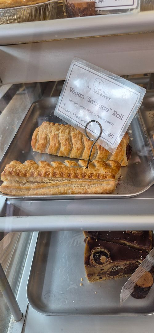 Vegan sausage rolls at The Craft Bakery  in Sheringham