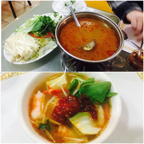 sweet and sour hotpot is worth every penny at Vegan Cuisine in Fountain Valley