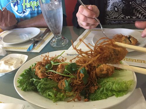 sea-something appetizer, not so great  at Vegan Cuisine in Fountain Valley