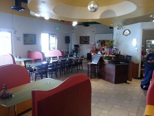 inside at Vegan Cuisine in Fountain Valley