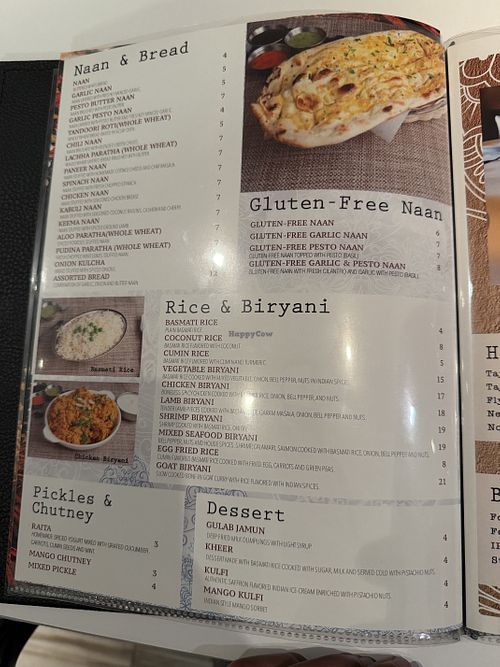 Rice and bread  at Nepa Indian Cuisine  in San Francisco