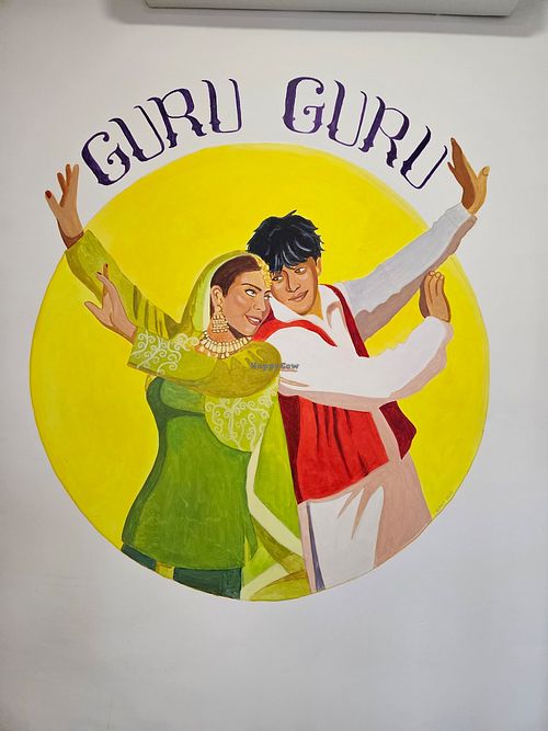 Mural I made😁 at Guru Guru Desi Food in Coin
