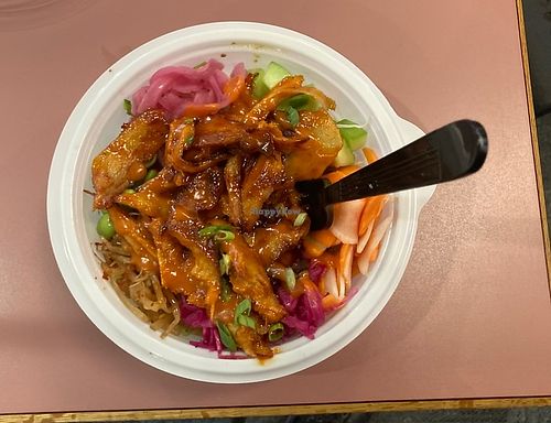 Rice bowl  at Food on the Fly in Minneapolis