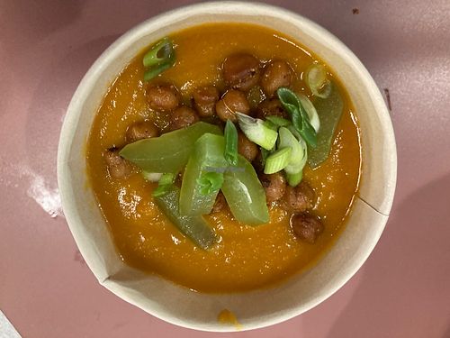 Squash soup  at Food on the Fly in Minneapolis