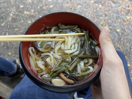 Edible mushroom soba.  at Mizuya Chaya in Nara