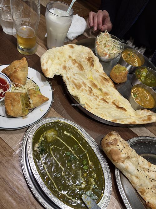 Nan & vegetable Somosa  at Thali Spice in Takamatsu