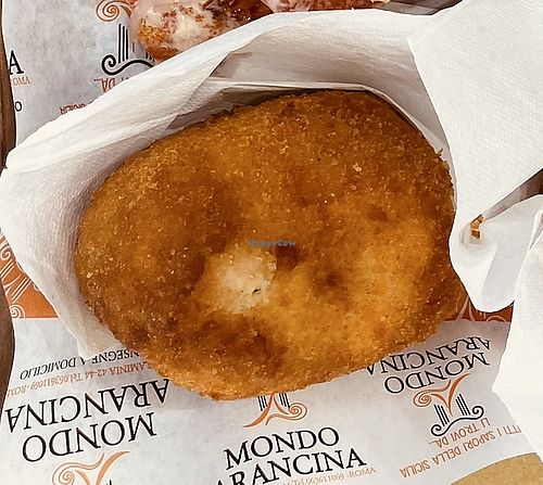 Vegetable Arancini  at Mondo Arancina Flaminia in Rome