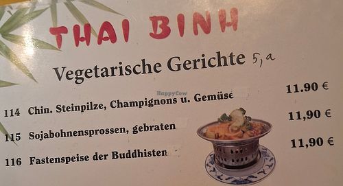 We ordered 114 and 116 separately but good a Mixtur of it somehow, worked for us though... at Thai Bin in Quedlinburg