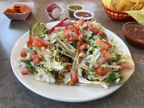 vegan tacos  at El Caporal  in Mount Angel