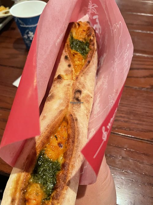 Long pizza  at DisneySea - Zambini Brothers' Ristorante in Urayasu