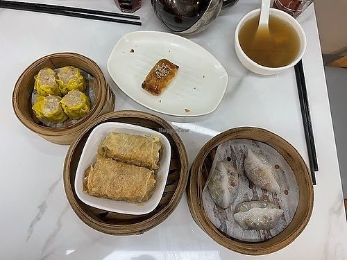 vegan dim sum snacks at Hong Kong Greeters Private Tours in New Territories