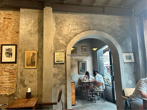 Cafe interior  at Blackwood Cafe & Studio in Bangkok