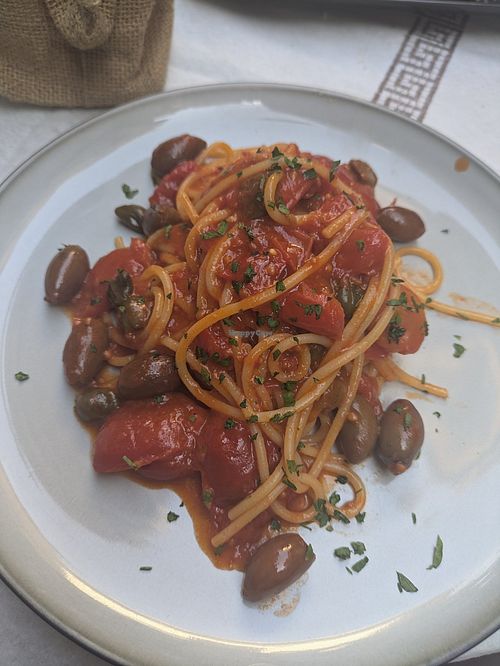 Arrabiata pasta. Amazing!! at Antica Trattoria Del Nilo in Naples