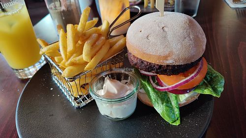 Vegan Bøfsandwich at Dronning Louise in Esbjerg