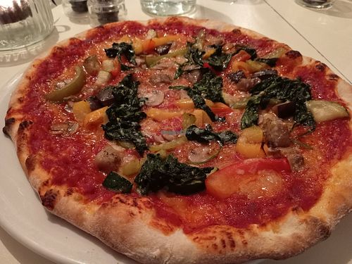 Vegetarian Feast with vegan cheese at Vivido Bar & Restaurant in Harrogate