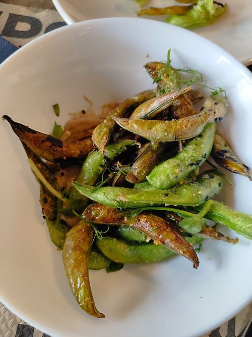 Edamames at Dando La Brasa  in Getxo