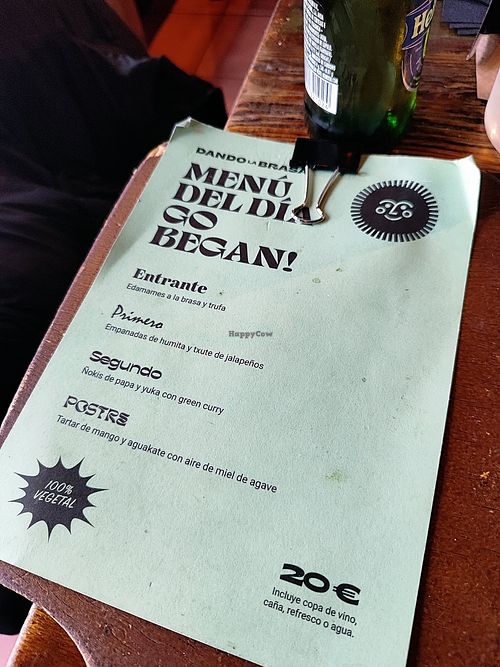 Menú del día at Dando La Brasa  in Getxo