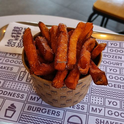 Sweet potato fries at YOMG - Mordialloc in Mordialloc