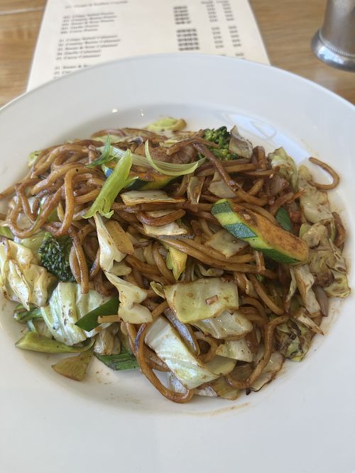 Fried noodles  at Street Eats Kaikoura in Kaikoura