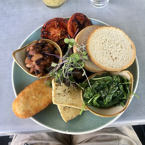 Vegan breakfast   at Cockles Cafe in Port Elliot