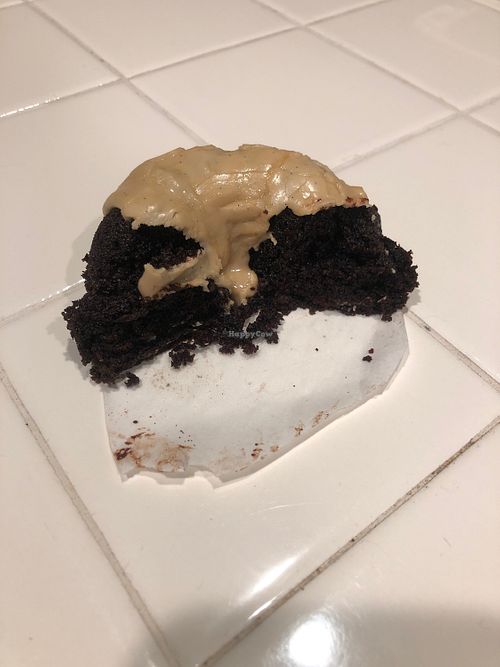 Oops!  Ate some before I remembered to take a photo!  Whisky-chocolate mini Bundt.  So good!  at Ugly Oats Kitchen - Pre-order in Redlands