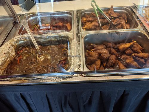 Buffet entrees at ELife in Washington
